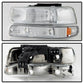 SPYDER Xtune Chevy TahOE 00-06 Amber Crystal Headlights w/ Bumper Lights Chrome HD-JH-CSIL99-SET-AM-C 5064226
