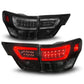 ANZO 11-13 Jeep Grand Cherokee LED Taillights w/ Lightbar Black Housing/Smoke Lens 4pcs 311440