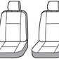 Covercraft 18-24 Jeep Wrangler- Polycotton SeatSaver Front Bucket SS2586PCCT