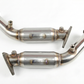 Berk Technology Resonated Test Pipes with CEL Fix for Nissan 370Z 2009-2019, 350Z 2007-2008, Infiniti G37 G35 Q50 Q60 VQ35HR VQ37VHR