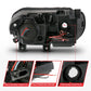 Anzo 2008-2014 Dodge Challenger Projector Headlights w/ Halo Black (CCFL)