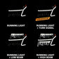 ANZO 15-20 Chevy Tahoe/Suburban LED Light Bar Style Headlights Black w/Sequential w/DRL w/Amber 111478