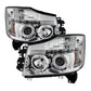 Spyder Nissan Titan 04-14/Armada 04-07 Projector Headlights LED Halo LED Chrm PRO-YD-NTI04-HL-C 5011589