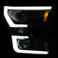 Anzo 2015-2016 Ford F-150 Projector Headlights w/ Plank Style Design Black