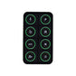 AEM EV 8 Button Keypad CAN Based Programmable Backlighting 30-8400