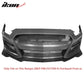 2015-2017 Ford Mustang GT500 Style Unpainted Black Front Bumper Lip PP