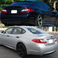 Infiniti G35 M25 M37 Sedan 7 Fin Matte Black Rear Bumper Diffuser ABS