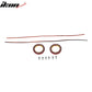 2016-2018 Honda Civic HF-P Style Painted Front Bumper Lip Splitters