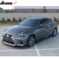 2017-2020 Lexus IS Type A Matte Black Front Bumper Lip Splitter