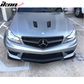 2012-2014 Benz W204 C63 AMG GH Style Painted Front Bumper Lip ABS