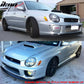 2002-2003 Subaru Impreza DP Style Unpainted Black Front Bumper Lip PU