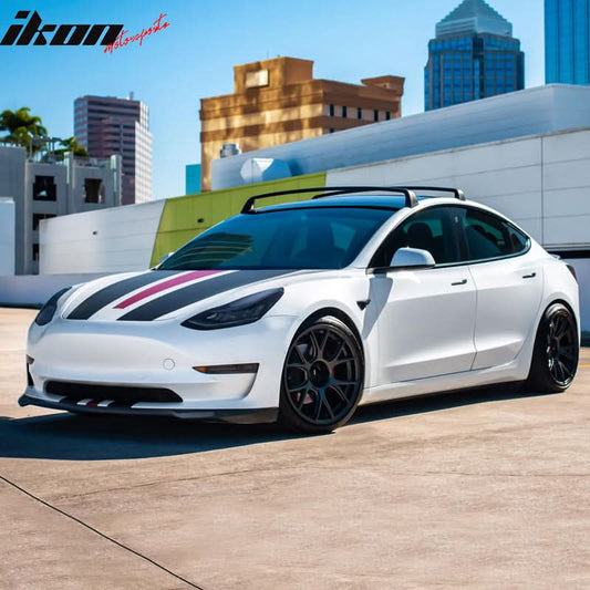 2017-2023 Tesla Model 3 Front Lip Spoiler PP IKON Style