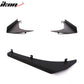 Universal 16"x 6.5"x13" Ikon Style Front Bumper Canards Aluminum