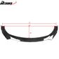Universal 62"-66" A Style Front Bumper Lip ABS 3PC