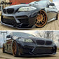 Universal 62"-66" A Style Front Bumper Lip ABS 3PC