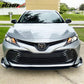 Universal 62"-66" A Style Front Bumper Lip ABS 3PC