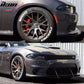 Fits 15-23 Charger SRT8 392 Scat Pack CF Front Lip & Splitter Rod