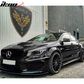 2014-2016 Benz CLA Class Front Splitter w/ Rods & Hardware Matte