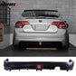 Fits 09-11 Civic HF-P Front & Mugen RR Rear Bumper Lip & Brake Lamp PU