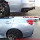 2015-2021 Subaru WRX STI Style Unpainted Rear Spat Valance Lip ABS