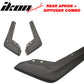 2015-2021 Subaru WRX STI 2 Piece Rear Aprons + Rear Diffuser ABS