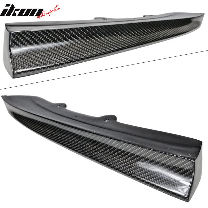 2012-2018 BMW F30 M Sport PSM 2PC Rear Bumper Apron Matte Carbon Fiber