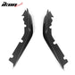 2021-2024 BMW G80 M3 Gloss Black Rear Lip Splitters Dry Carbon Fiber