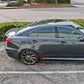 Universal Cars V2 Style Black Side Skirt Extensions Winglet Add On PP