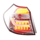 BMW 1-series E81 Coupe Chrome Clear LED Taillights Set (2007-2011)
