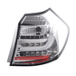 BMW 1-series E81 Coupe Chrome Clear LED Taillights Set (2007-2011)