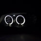 BMW 1-series E81 E82 E87 E88 Black Angel Eyes Headlight Set (2004-2011)