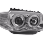 BMW 1-series E81 E82 E87 E88 Chrome Angel Eyes Headlight Set (2004 to 2011)