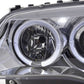BMW 1-series E81 E82 E87 E88 Chrome Angel Eyes Headlight Set (2004 to 2011)