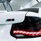 BMW 2-Series & M2 (F22 F23 F87) Red and Black Dragon Scale OLED Tail Lights