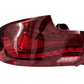 BMW 2-Series & M2 (F22 F23 F87) Red and Black Dragon Scale OLED Tail Lights