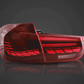 BMW 3-Series 6th Gen F30 F35 F80 GTS Style -Red or Smoked- OLED Dynamic Tail Lights (2012-2019)