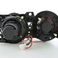 BMW 3-series E30 2/4 door. Black Angel Eyes Headlight Set (1987-1991)