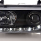 BMW 3-series E36 Coupe Black LED Headlights with Daytime Running Lights (1992-1999)