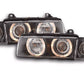 BMW 3-series E36 Coupe/Convertible Black Angel Eye Headlights (1992-1998)