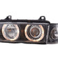 BMW 3 Series E36 Sedan Black Angel Eyes LED Headlights (1992 - 1998)