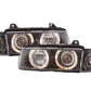 BMW 3 Series E36 Sedan Black Angel Eyes LED Headlights (1992 - 1998)