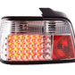 BMW 3-series E36 Sedan Chrome Clear LED Taillights Set (1991-1998)