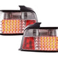 BMW 3-series E36 Sedan Chrome Clear LED Taillights Set (1991-1998)