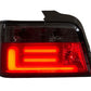 BMW 3 Series E36 Sedan JDM Red/Smoke LED BAR Tail Lights (1991-1998)