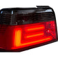 BMW 3 Series E36 Sedan JDM Red/Smoke LED BAR Tail Lights (1991-1998)