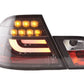 BMW 3-series E46 Coupe Black LED LightBar Taillights Set (1999-2002)