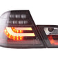 BMW 3-series E46 Coupe Black LED LightBar Taillights Set (1999-2002)