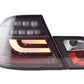 BMW 3-series E46 Coupe Black LED LightBar Taillights Set (1999-2002)