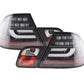 BMW 3-series E46 Coupe Black LED LightBar Taillights Set (1999-2002)