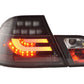 BMW 3-series E46 Coupe Black LED LightBar Taillights Set (2003-2007)